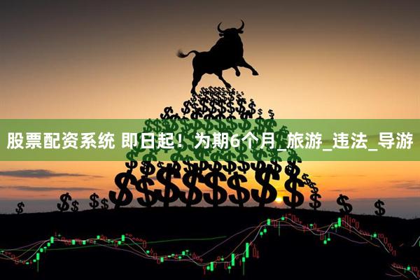 股票配资系统 即日起！为期6个月_旅游_违法_导游